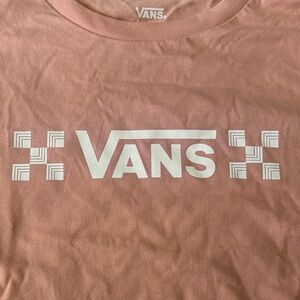 Vans Pink Graphic Short Sleeve Tee